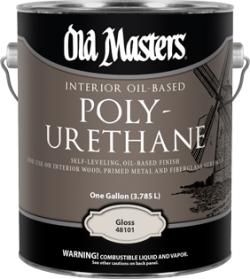 Old Masters 350 VOC Interior Oil-Based Polyurethane (48201 - 	Semi-Gloss - 1 Gallon)