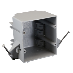 Cantex EZ BOX New Work Nail-on Residential Electrical Switch and Outlet Box with Wire Clamps