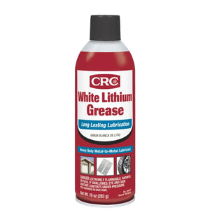 CRC Industries  White Lithium Grease, 10 Wt Oz