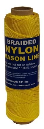 T.w Evans Cordage #1 Braided Nylon Mason Line 250' Yellow (250', Yellow)