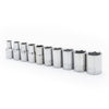 Apex Tool Group 10 Pc. 1/4 Drive 6 Point Standard SAE Socket Set