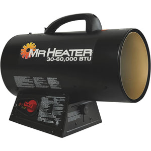 MR. HEATER 30-60,000 BTU Propane QBT Forced Air Heater