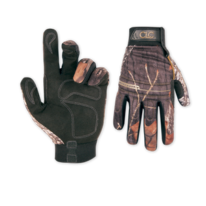 Custom Leathercraft Mossy Oak® Camo Hi-Dexterity Gloves Extra Large