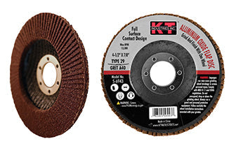 K-T Industries 4.5 X 7/8 X 40g T29 Ao Flap Disc